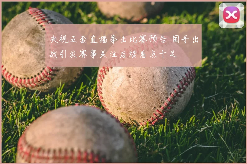 央视五套直播拳击比赛预告 国手出战引发赛事关注后续看点十足