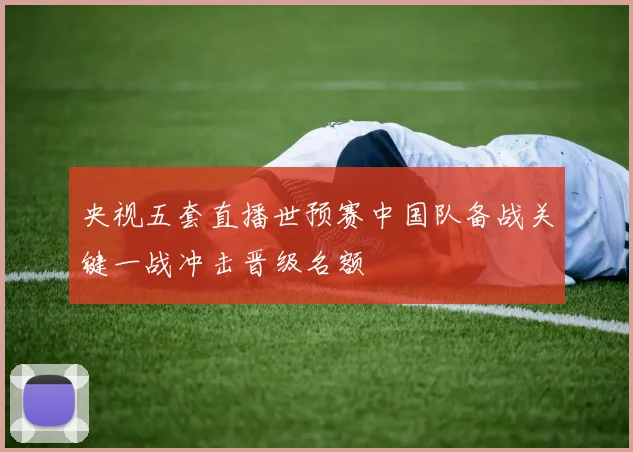 央视五套直播世预赛中国队备战关键一战冲击晋级名额