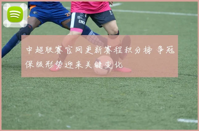中超联赛官网更新赛程积分榜 争冠保级形势迎来关键变化