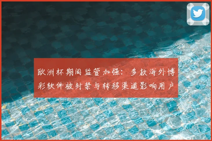 欧洲杯期间监管加强：多款海外博彩软件被封禁与转移渠道影响用户下注方式