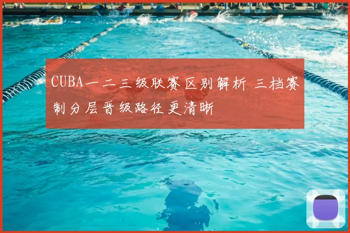CUBA一二三级联赛区别解析 三档赛制分层晋级路径更清晰